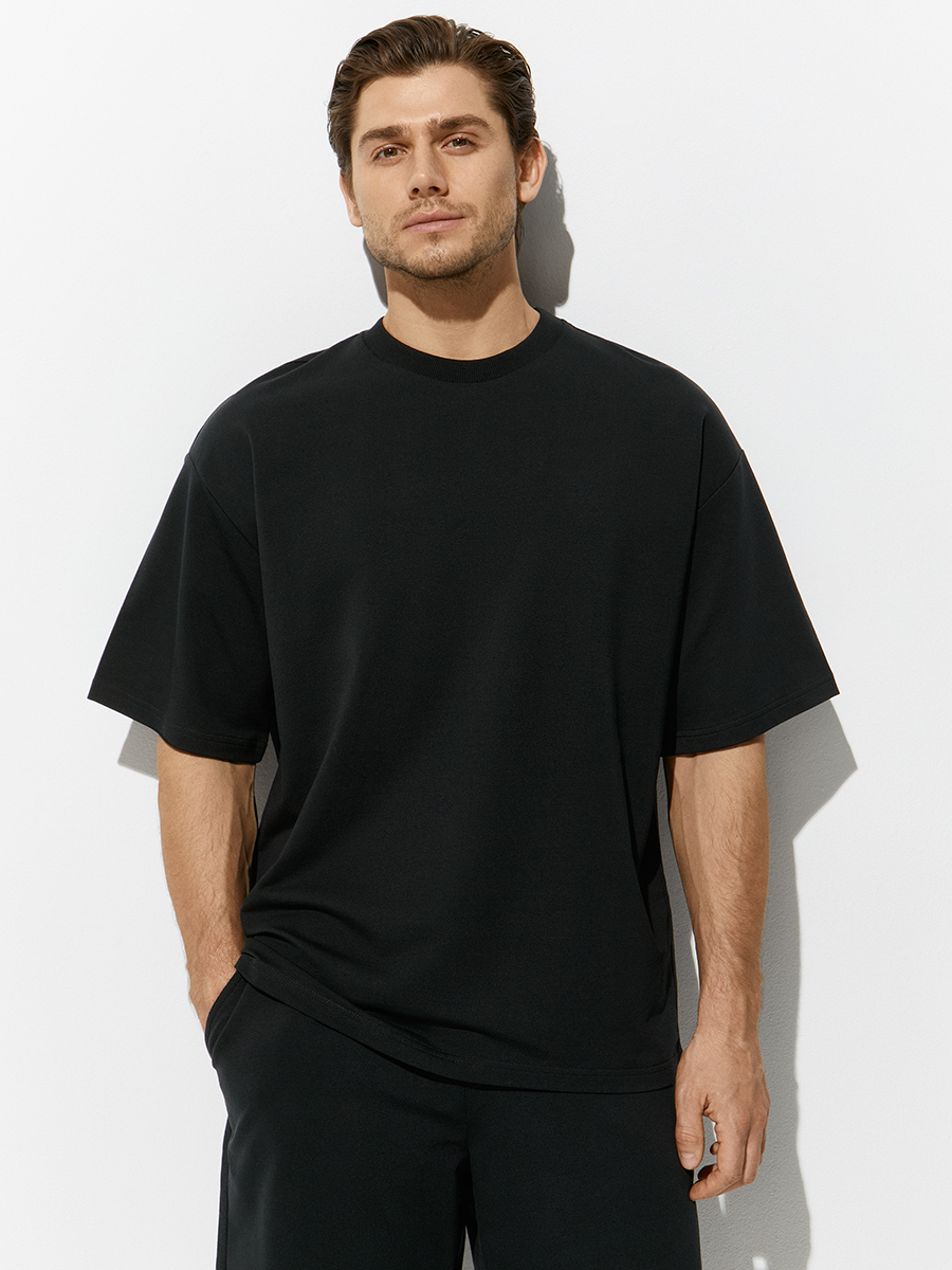 OmU 1453С Футболка мужская OVERSIZE, CO+EL