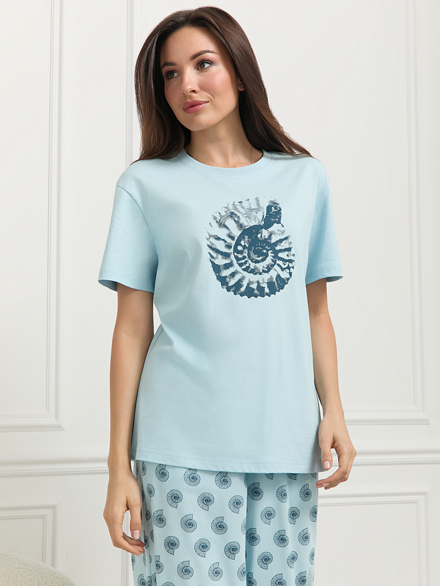 OmD 0226D NAUTILUS Пижама жен. (Футболка + Брюки), СО