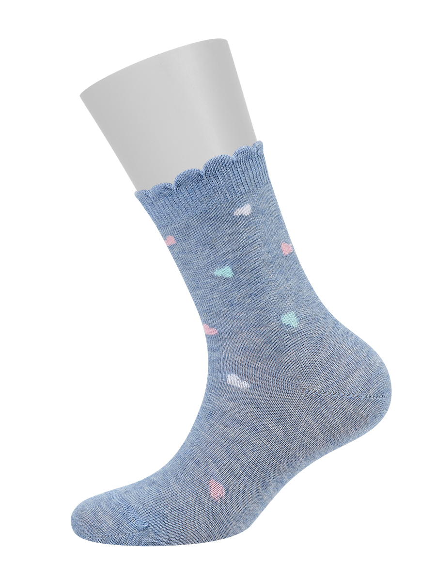 OMSA kids   Calzino 22L30 (Сердечки) с люрексом