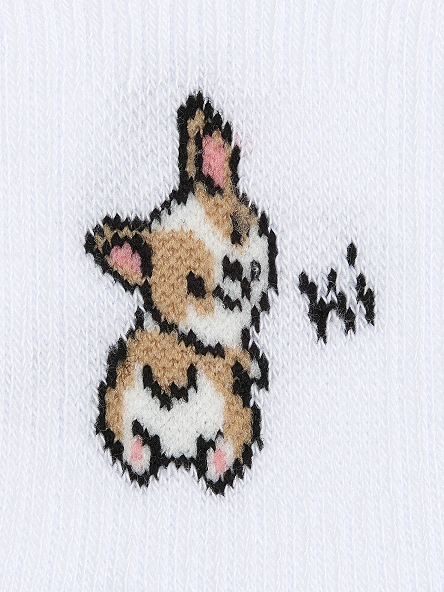 OMSA kids Calzino 21P73 с рисунком на резинке (Корги)