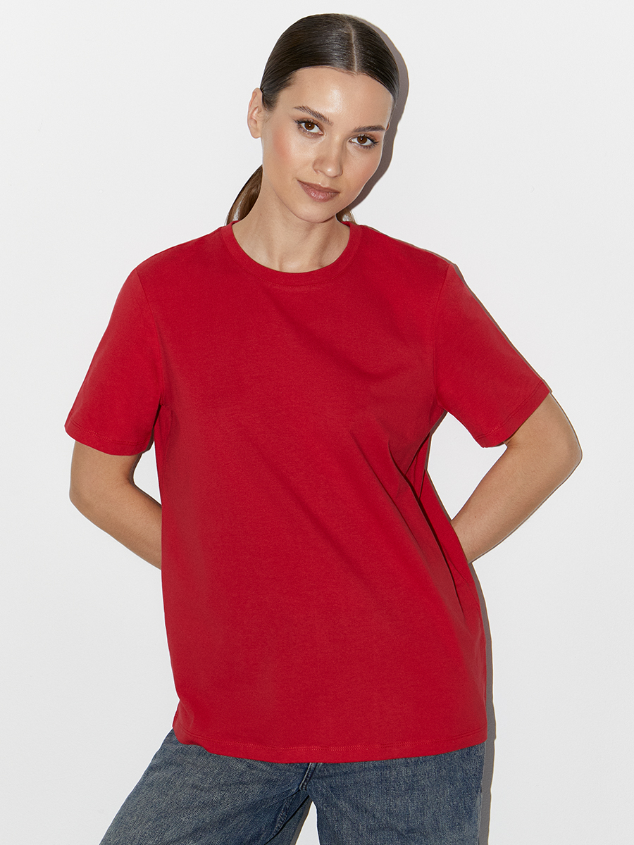 OmT_D1202 Футболка женская прямая, CO