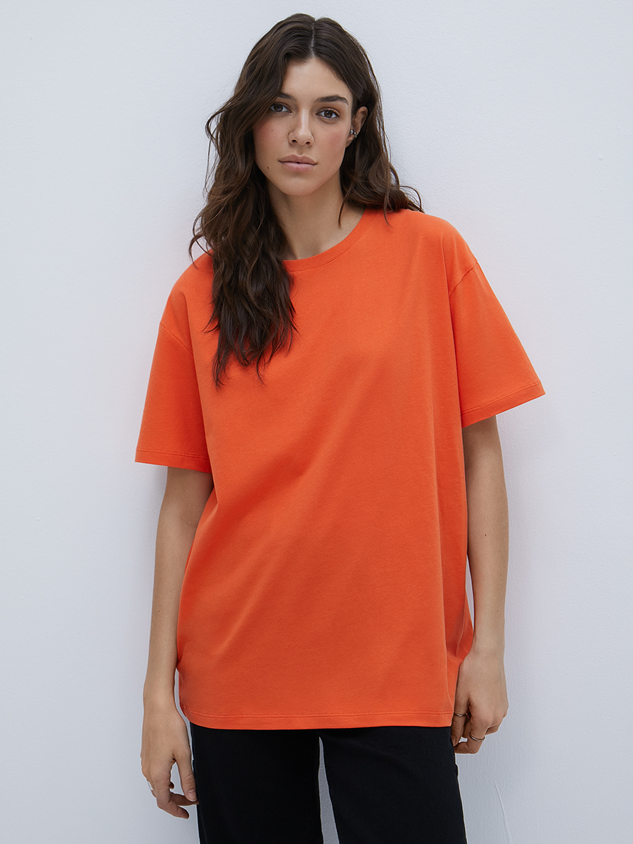 OmT_D1301 Фуфайка (футболка) женская OVERSIZE, CO