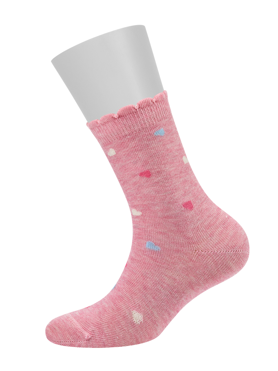 OMSA kids   Calzino 22L30 (Сердечки) с люрексом