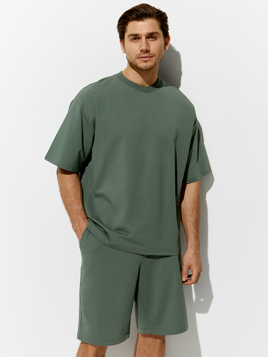 OmU 1453С Футболка мужская OVERSIZE, CO+EL