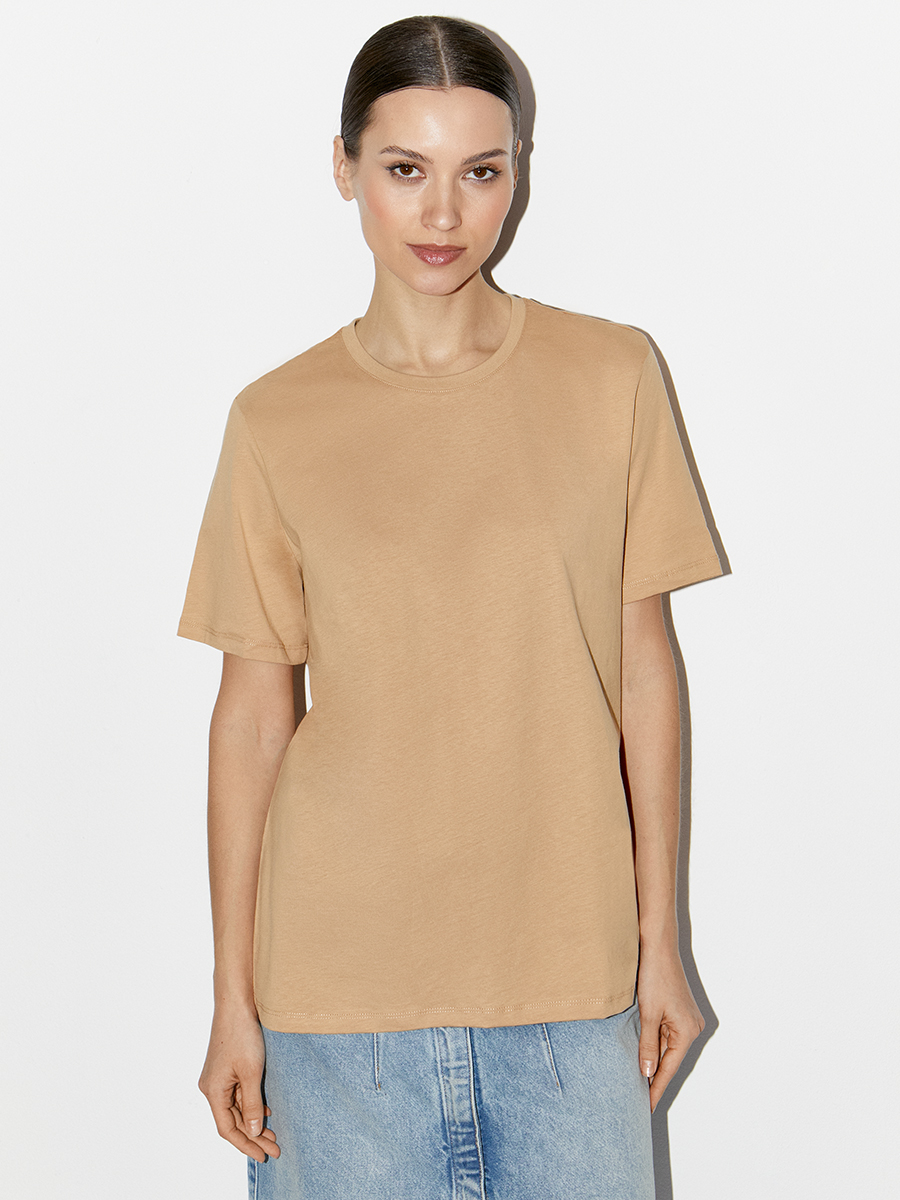 OmT_D1202 Футболка женская прямая, CO